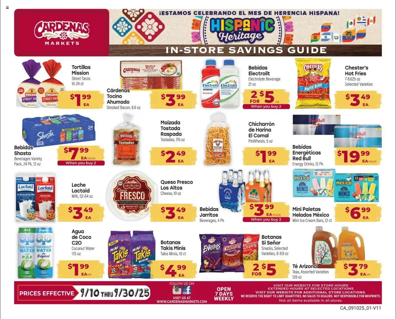 Cardenas Ad from 09/10/2025 - Flyer - Page number 1