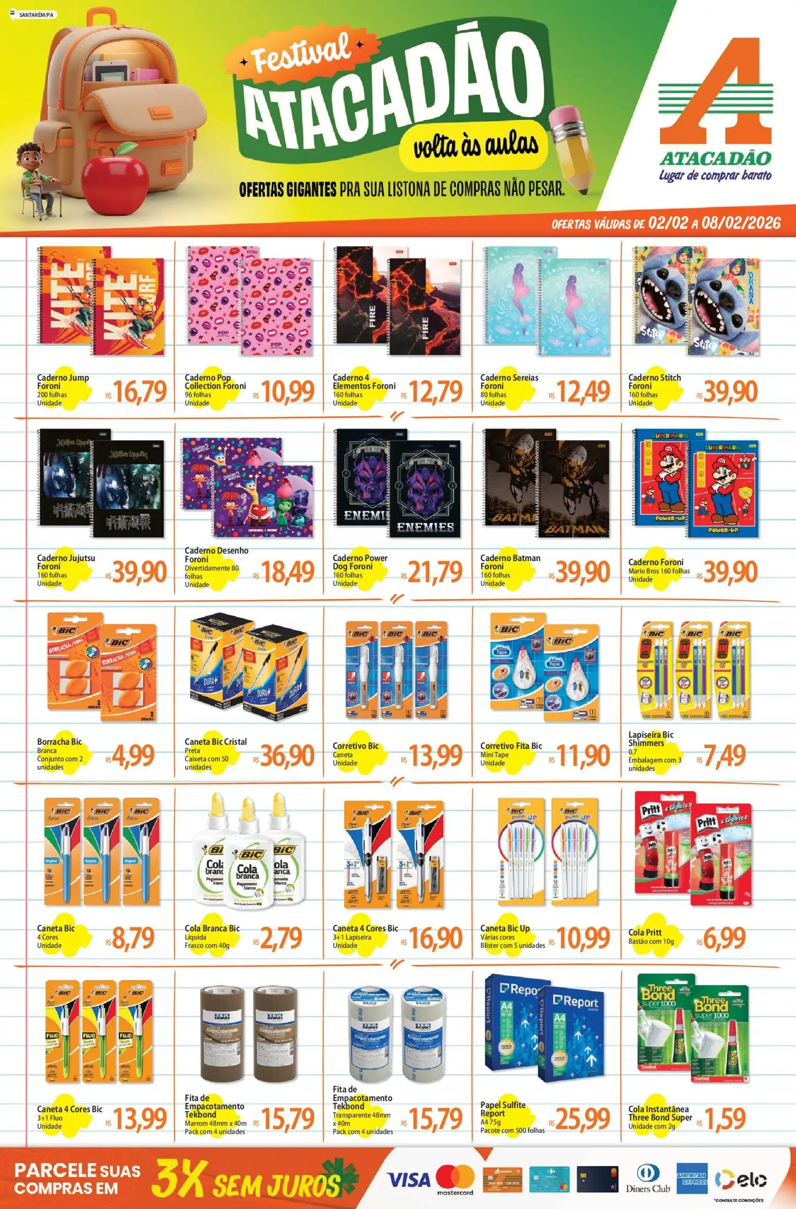 Pré-Visualização do folheto "Ofertas - PA" da loja Atacadão válido a partir de 02/02/2026