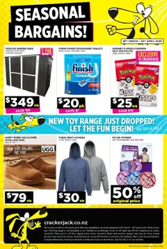 Preview of catalogue Crackerjack catalogue from shop Crackerjack valid 26 Mar 2026