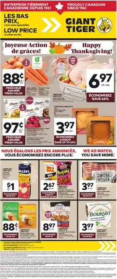 Preview of leaflet Circulaire from shop Giant Tiger is valid from Oct 08, 2025