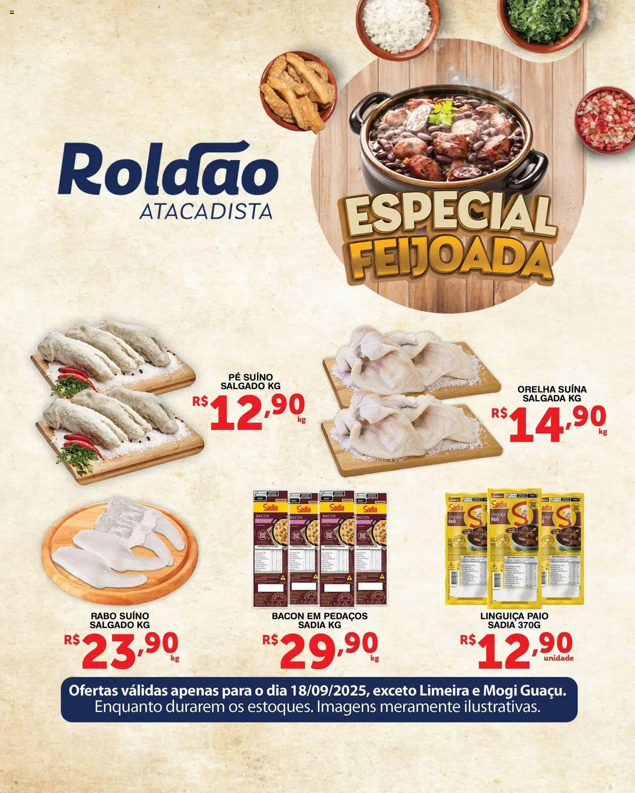 Roldão folheto "Ofertas Especial Feijoada" válido a partir de 18/09/2025 - número de página 1