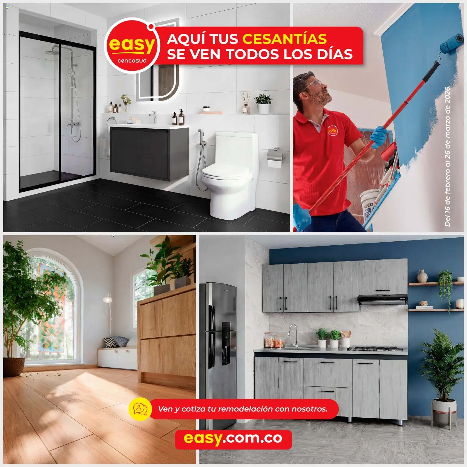  Vista previa del prospecto Catálogo Cesantías del almacen Easy válida del 16/02/2026 al 26/02/2026