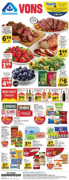 Ad Preview of Vons Weekly Ad from 10/15/2025