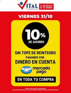 Vista previa del folleto de la tienda Vital válido desde el 31/10/2025 