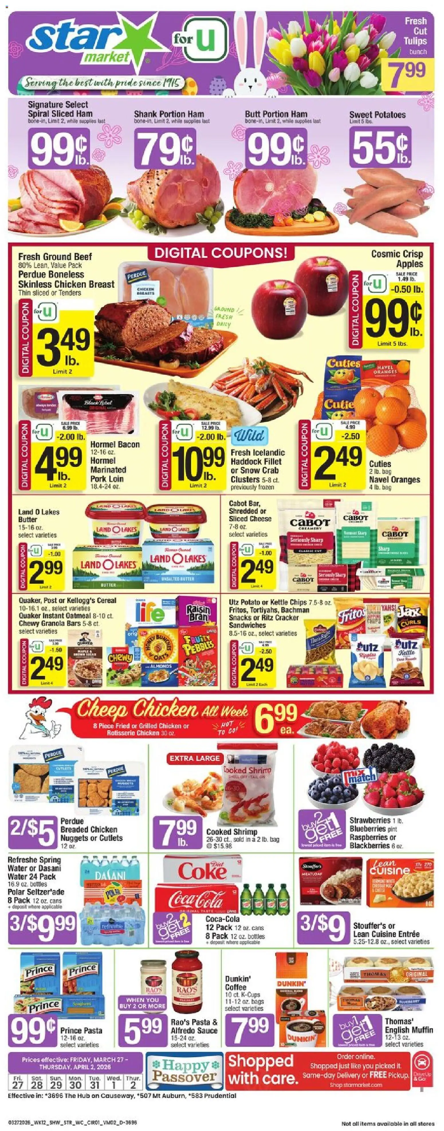 Ad Preview of Star Market Star Market Weekly Ad from 03/27/2026