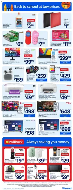 Preview of leaflet Weekly Flyer from shop Walmart is valid from Aug 07, 2025 | Page: 10
