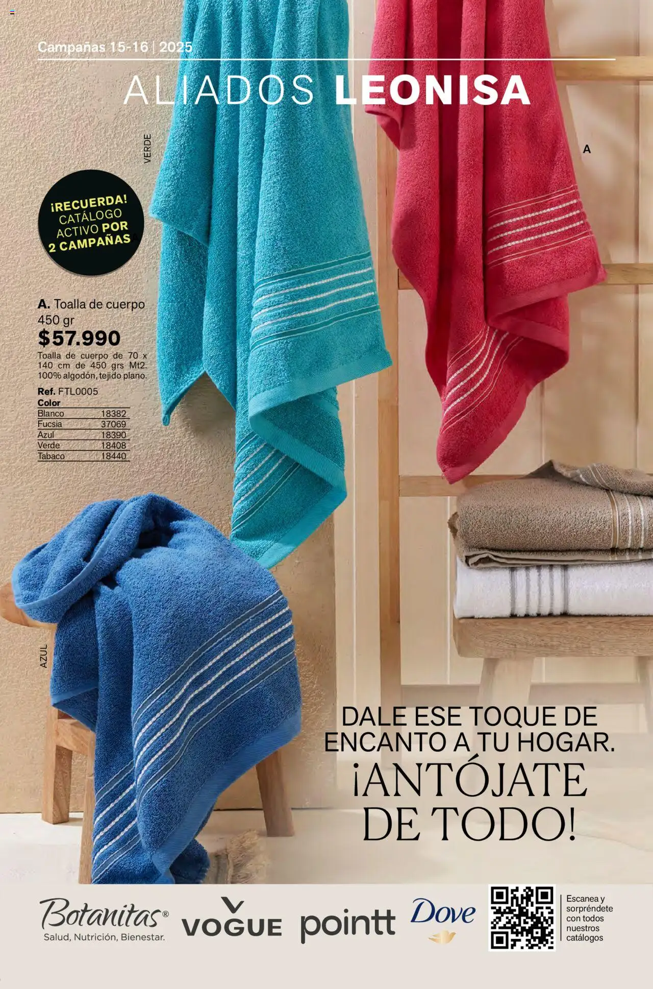 Leonisa Catálogo: 01/10/2025 - 12/11/2025 > Últimas Ofertas pagina numero 1 - Toalla