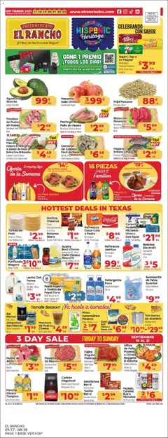 Ad Preview of El Rancho Weekly Ad from 09/17/2025