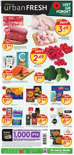 Preview of leaflet Weekly Flyer - Urban Fresh from shop Sobeys is valid from Nov 06, 2025