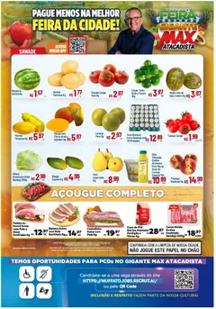 Pré-Visualização do folheto "Ofertas Feira" da loja Max Atacadista válido a partir de 04/11/2025