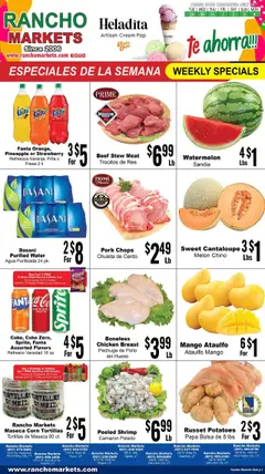 Ad Preview of Rancho Markets Weekly Ad from 07/28/2025