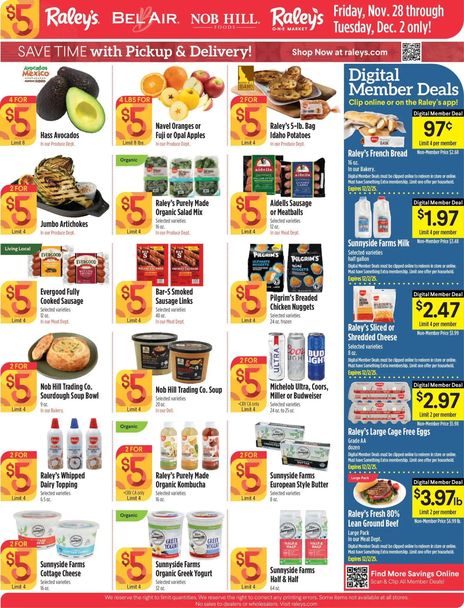 Ad Preview of Raley's Weekly Ad from 11/28/2025