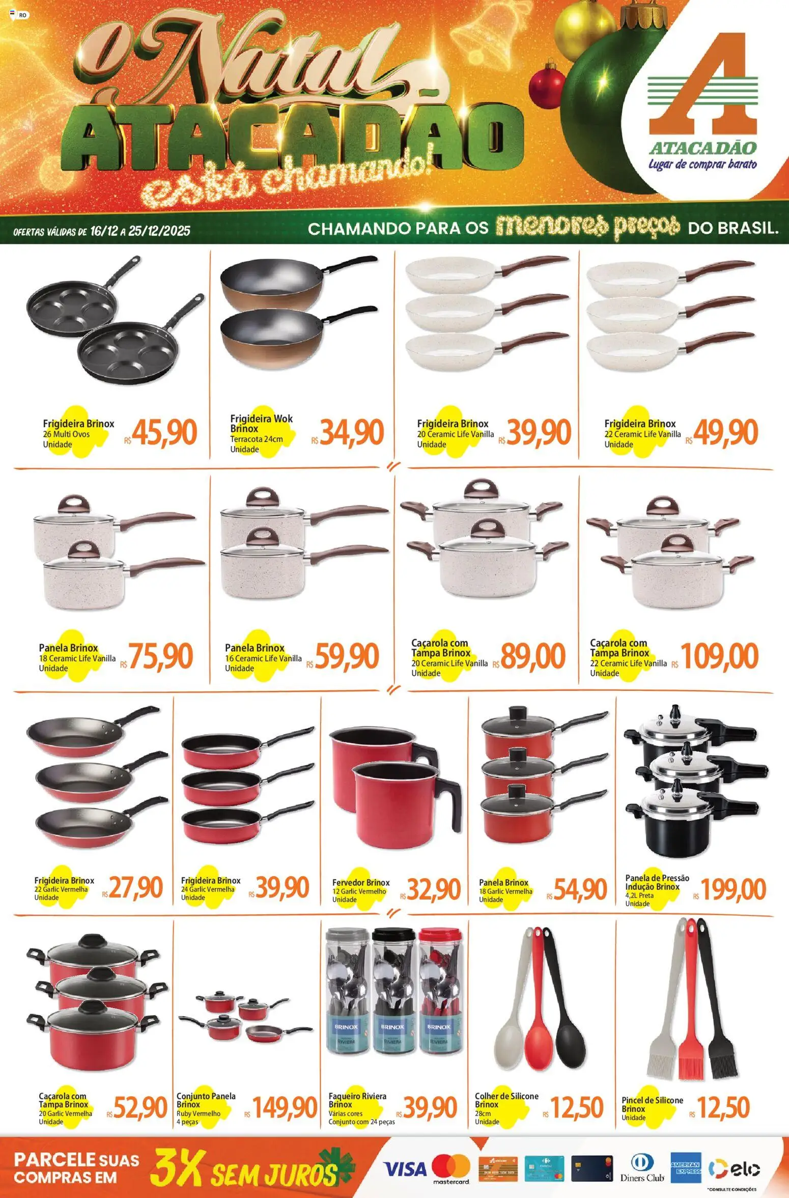 Pré-Visualização do folheto "Ofertas - RO" da loja Atacadão válido a partir de 16/12/2025