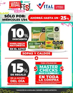 Vista previa del folleto de la tienda Vital válido desde el 01/04/2026 