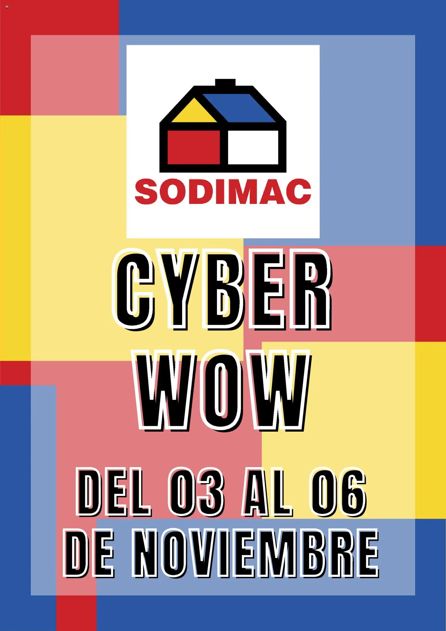 Vista previa de Cyber Wow de la tienda Sodimac válido desde 03/11/2025