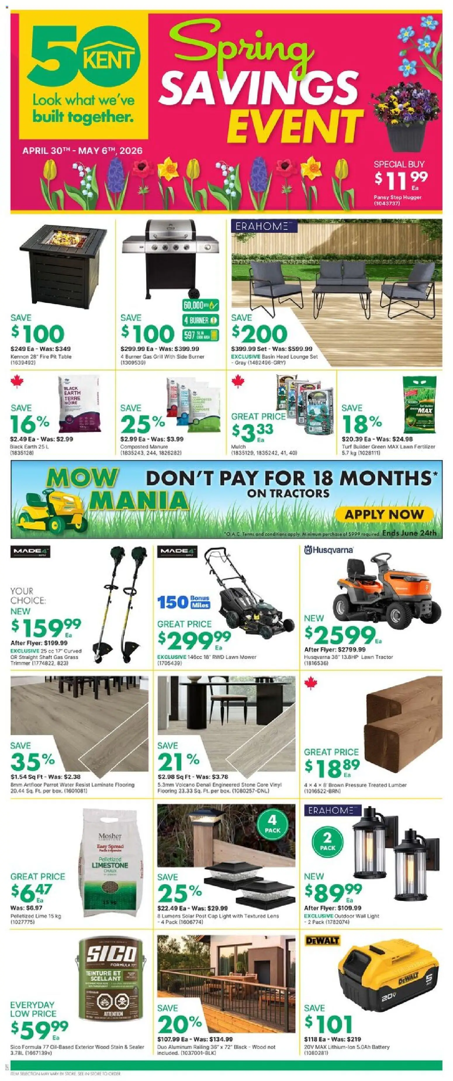 Preview of leaflet Kent weekly flyer / circulaire from shop Kent is valid from Apr 30, 2026