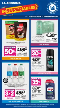 Vista previa del folleto de la tienda La Anonima válido desde el 25/09/2025 