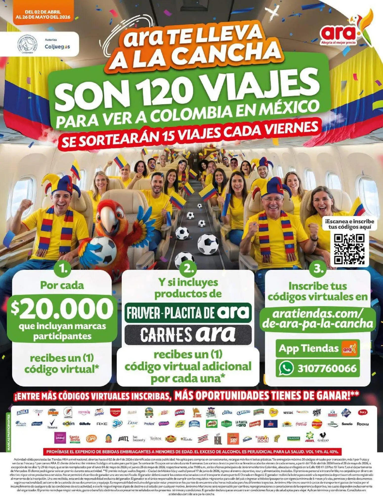  Vista previa del prospecto Ara catálogo - ara te lleva a la cancha del almacen Ara válida del 01/04/2026 al 26/05/2026