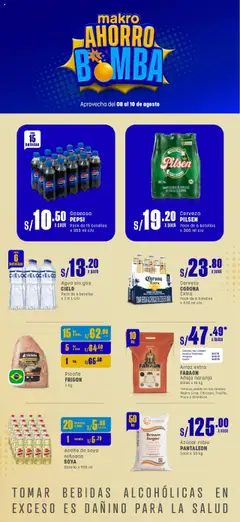 Vista previa de Makro Volante BOMBA FDS#2 Agosto de la tienda Makro válido desde 08/08/2025