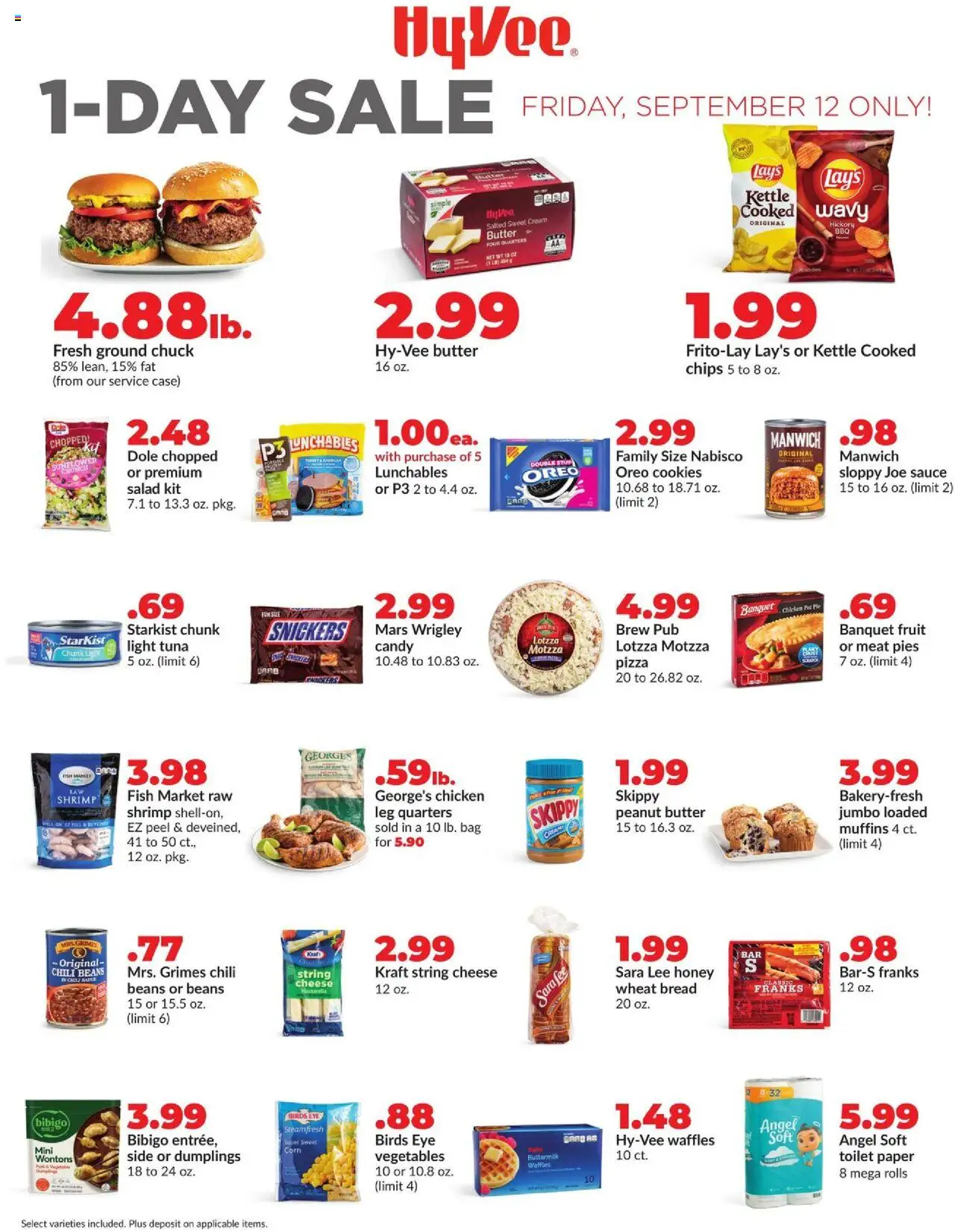 HyVee Special Sales from 09/12/2025 - Flyer - Page number 1