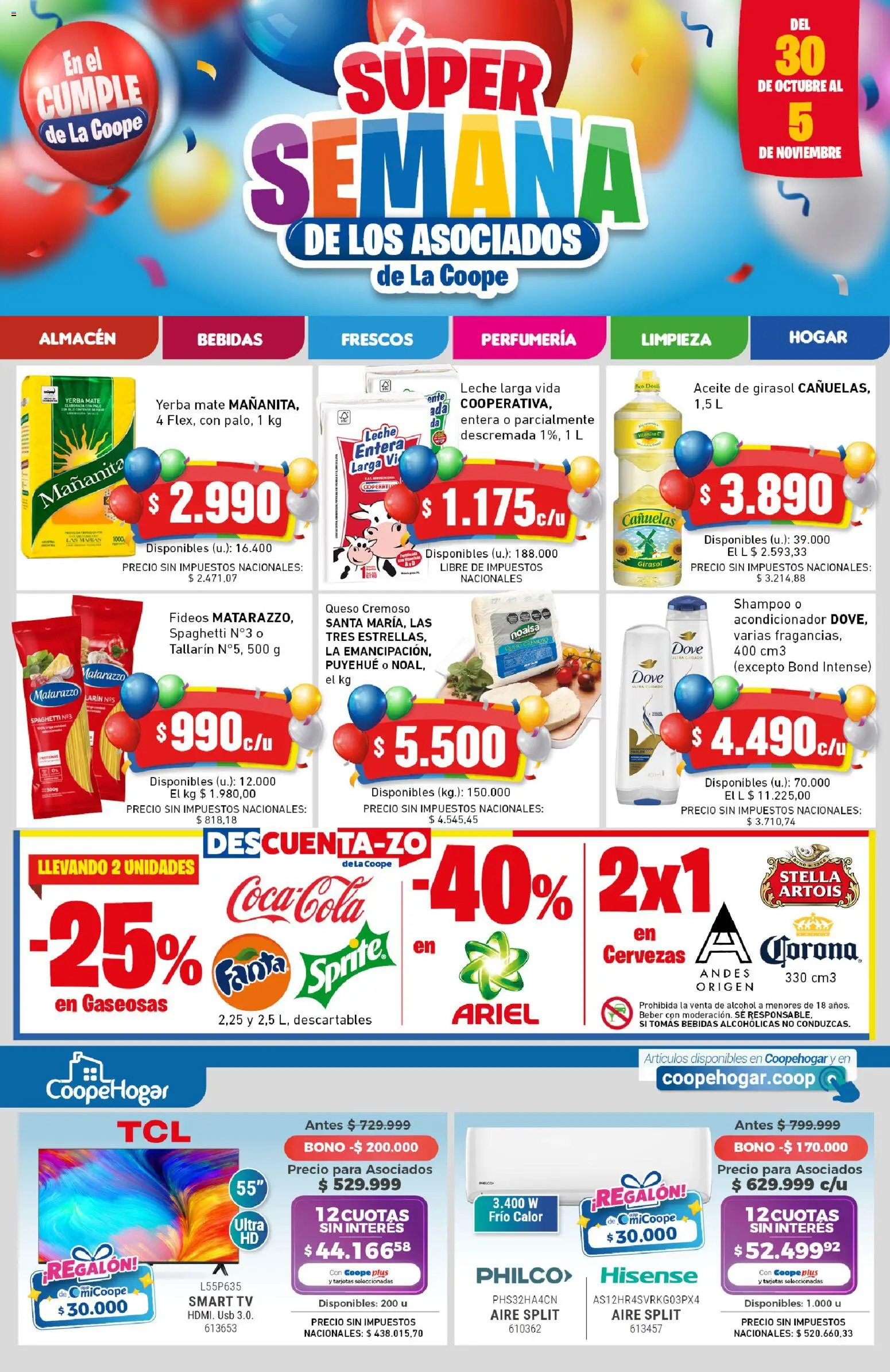 Vista previa del folleto de la tienda Cooperativa Obrera válido desde el 30/10/2025 