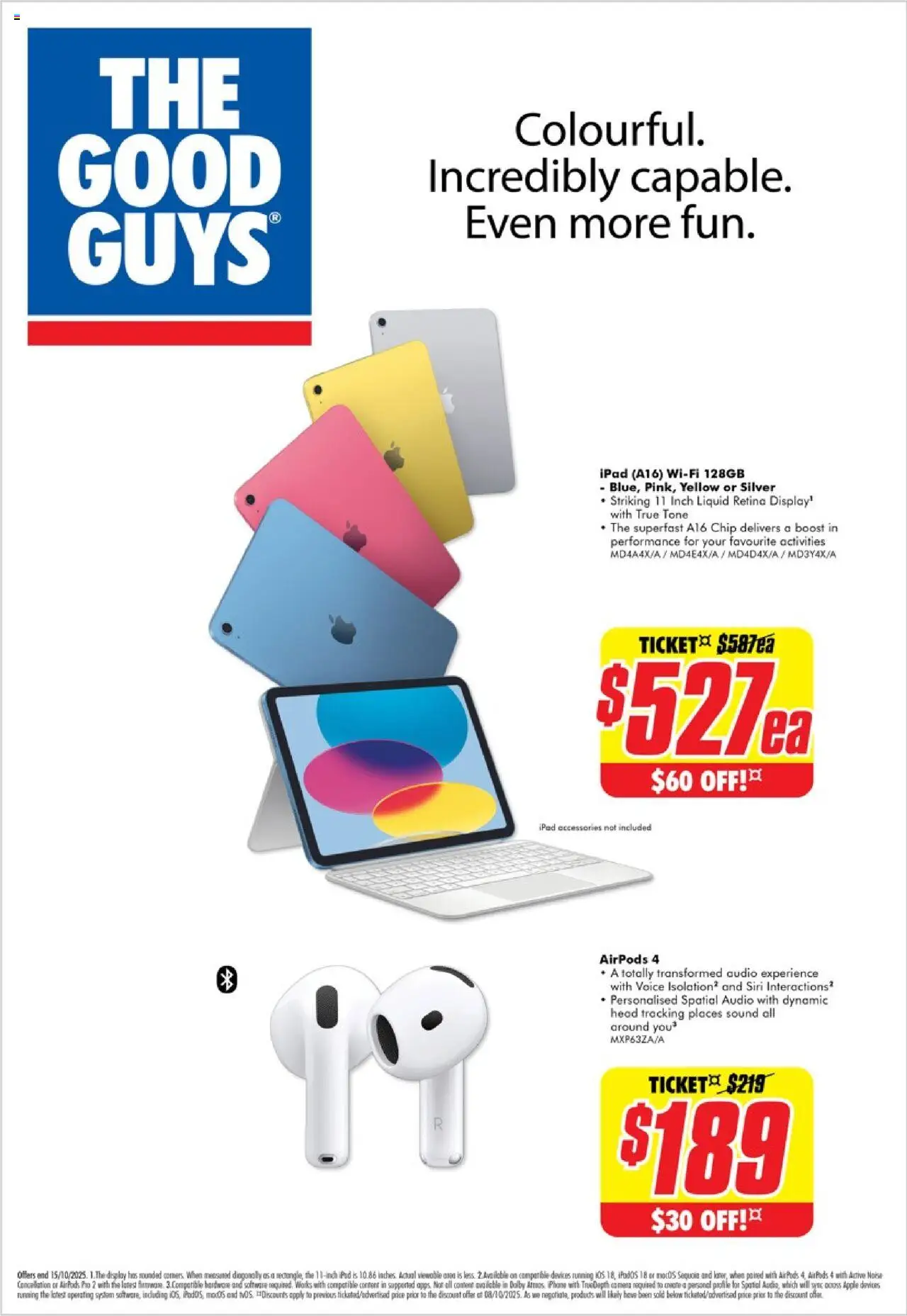 The Good Guys catalogue valid from 08/10/2025 - page 1