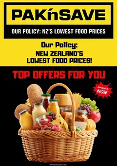 Preview of catalogue Pak n Save catalogue from shop Pak n Save valid 6 Apr 2026