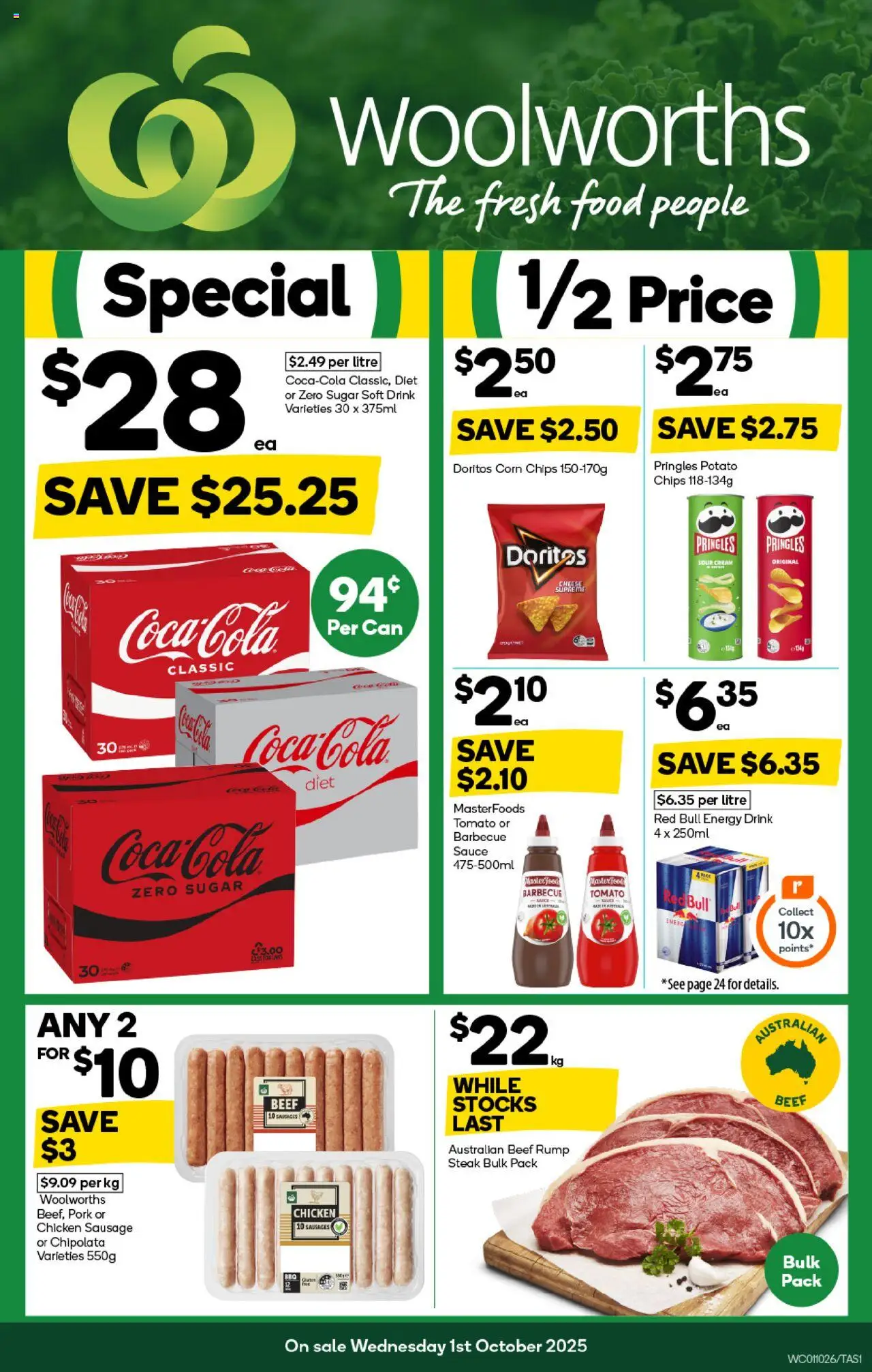 Woolworths catalogue valid from 01/10/2025 - page 1