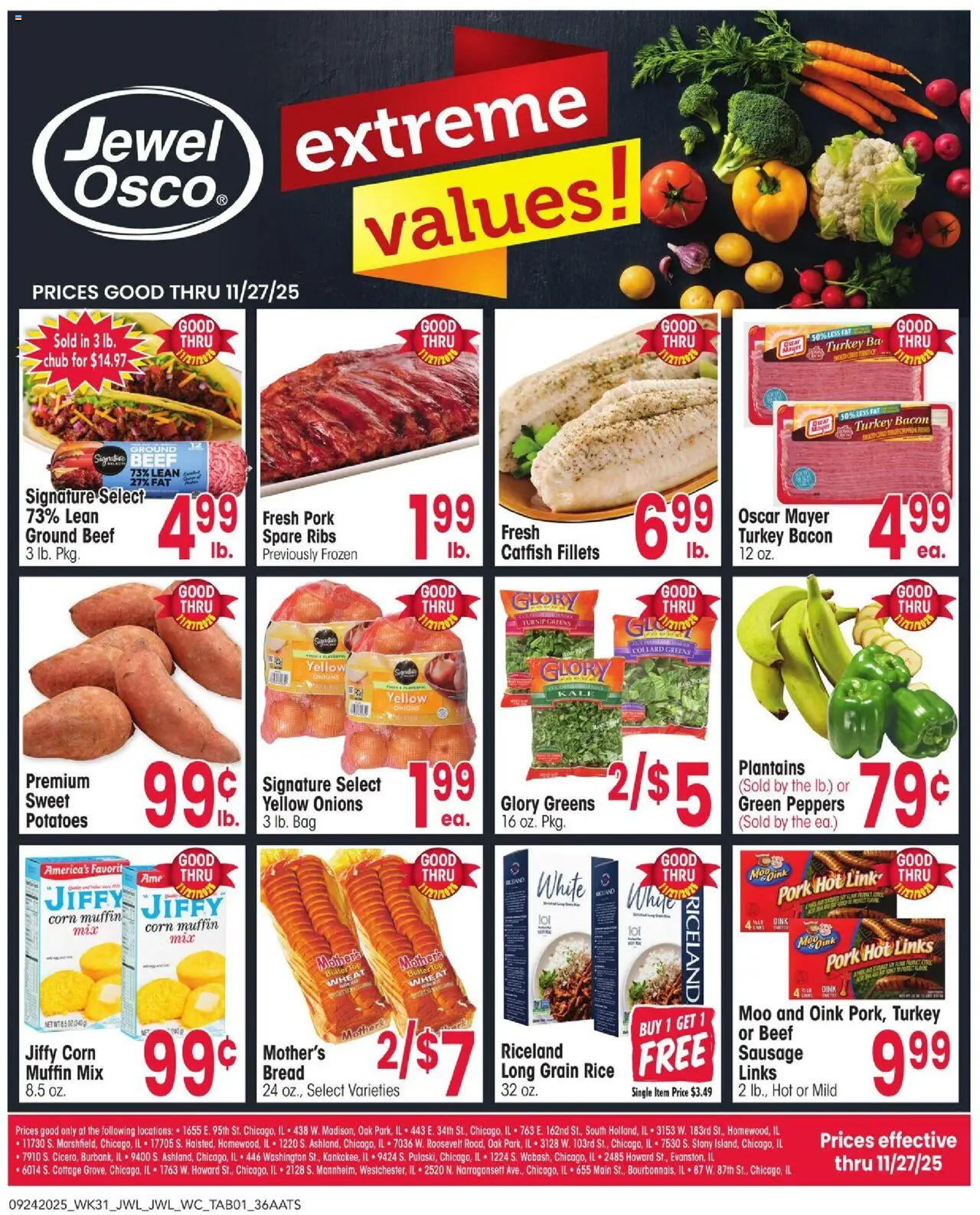 Jewel Osco Ad from 09/24/2025 - Flyer - Page number 1
