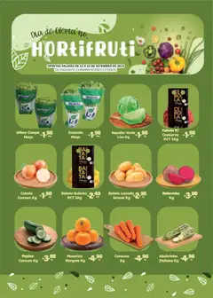 Pré-Visualização do folheto "Ofertas Hortifruti" da loja Comercial Esperança válido a partir de 23/09/2025