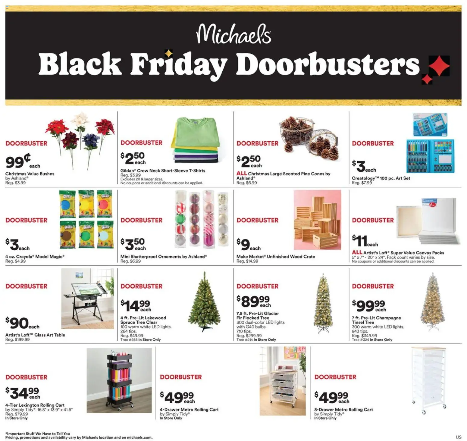 Preview of leaflet Black Friday from shop Michaels is valid from Nov 26, 2025