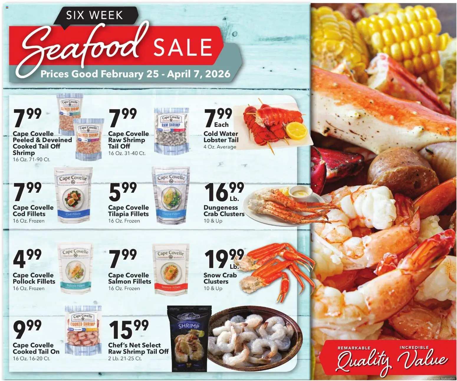 Ad Preview of Coborn's Seafood Sale from 02/25/2026
