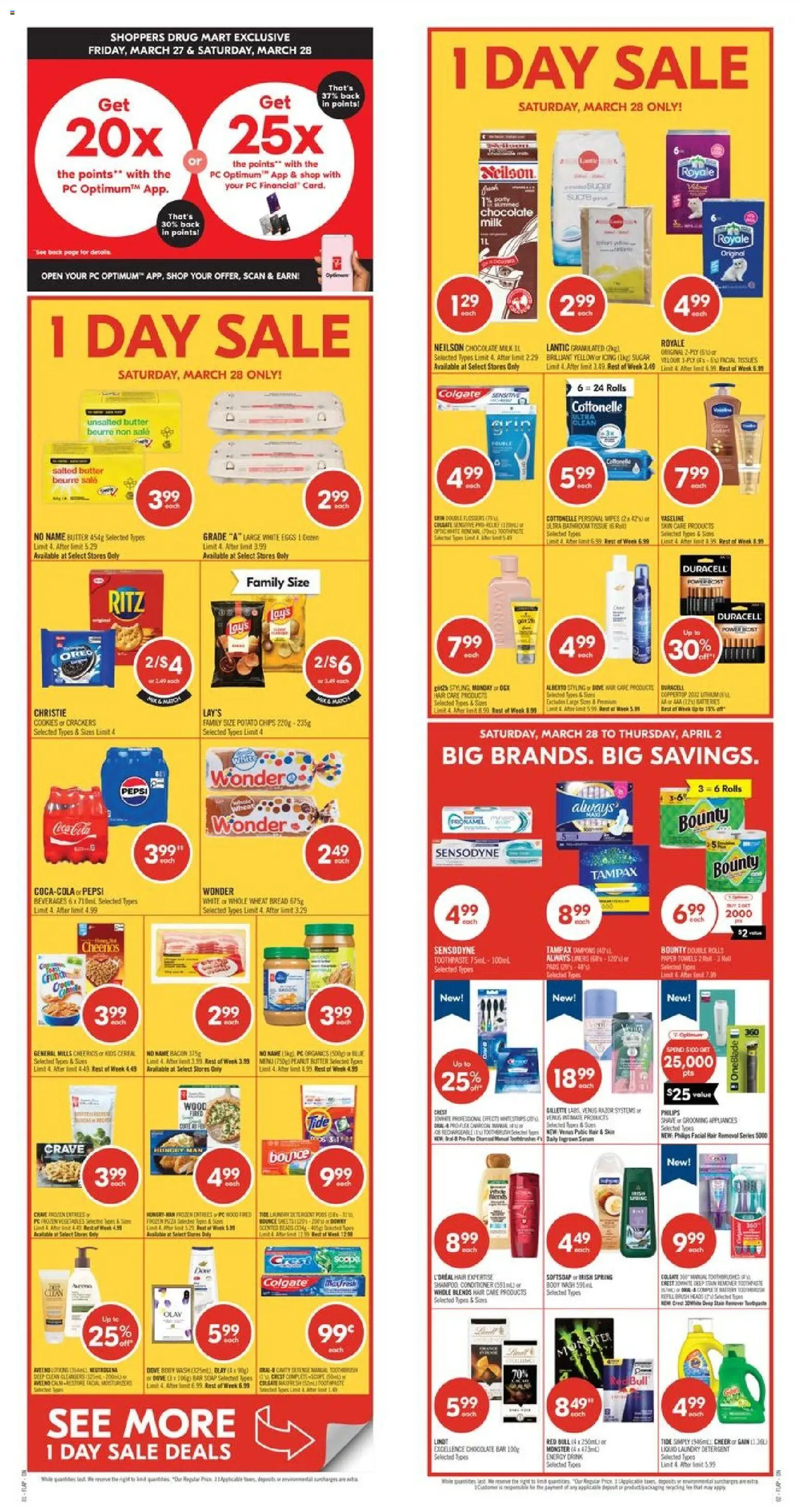 Preview of leaflet Shoppers weekly flyer / circulaire from shop Shoppers is valid from Mar 27, 2026