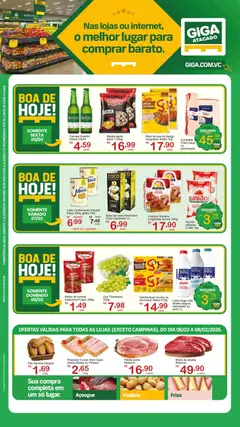 Pré-Visualização do folheto "Ofertas da semana" da loja GIGA Atacado válido a partir de 06/02/2026