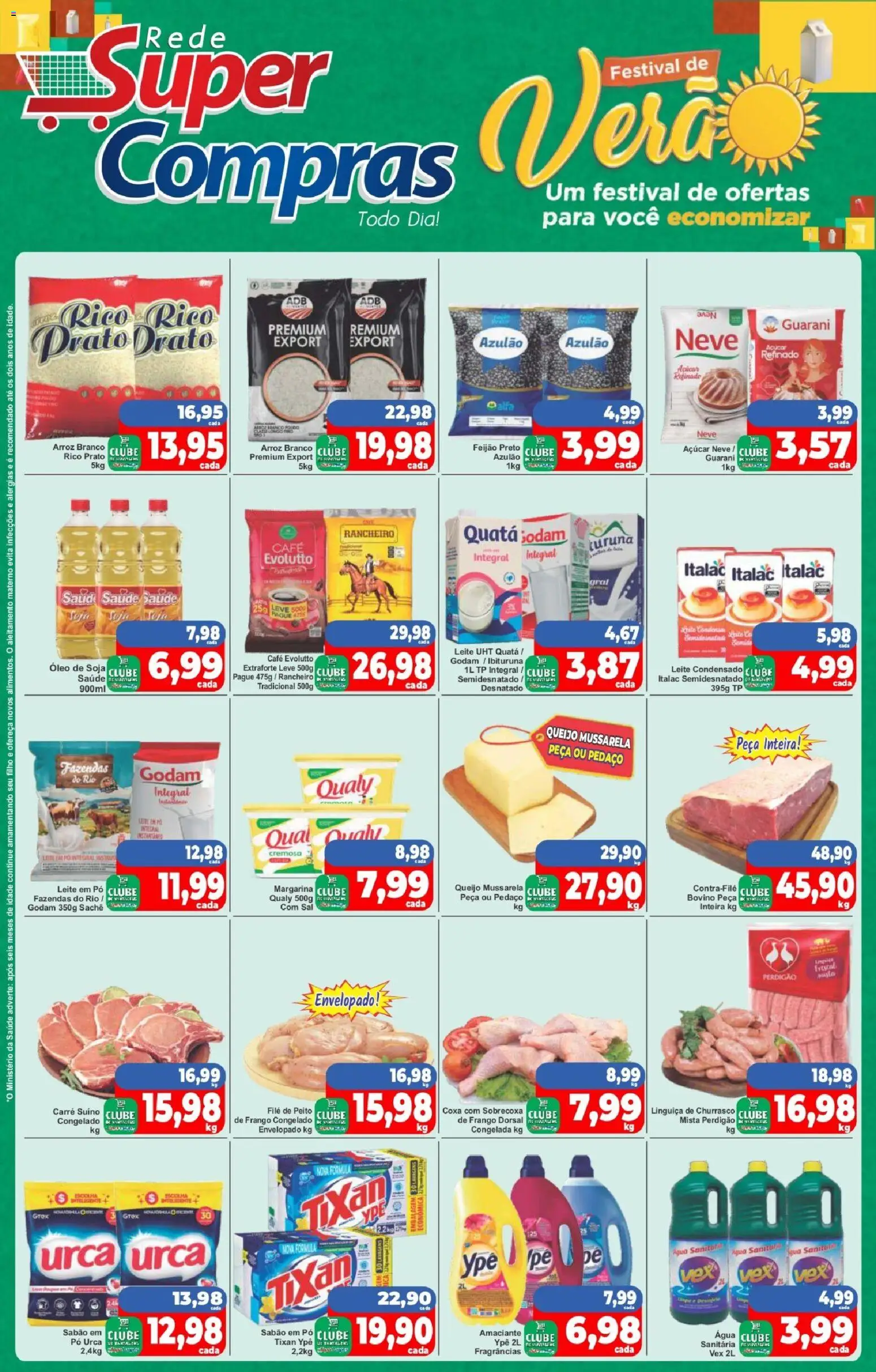 Pré-Visualização do folheto "Ofertas da semana" da loja Rede Super Compras válido a partir de 19/01/2026