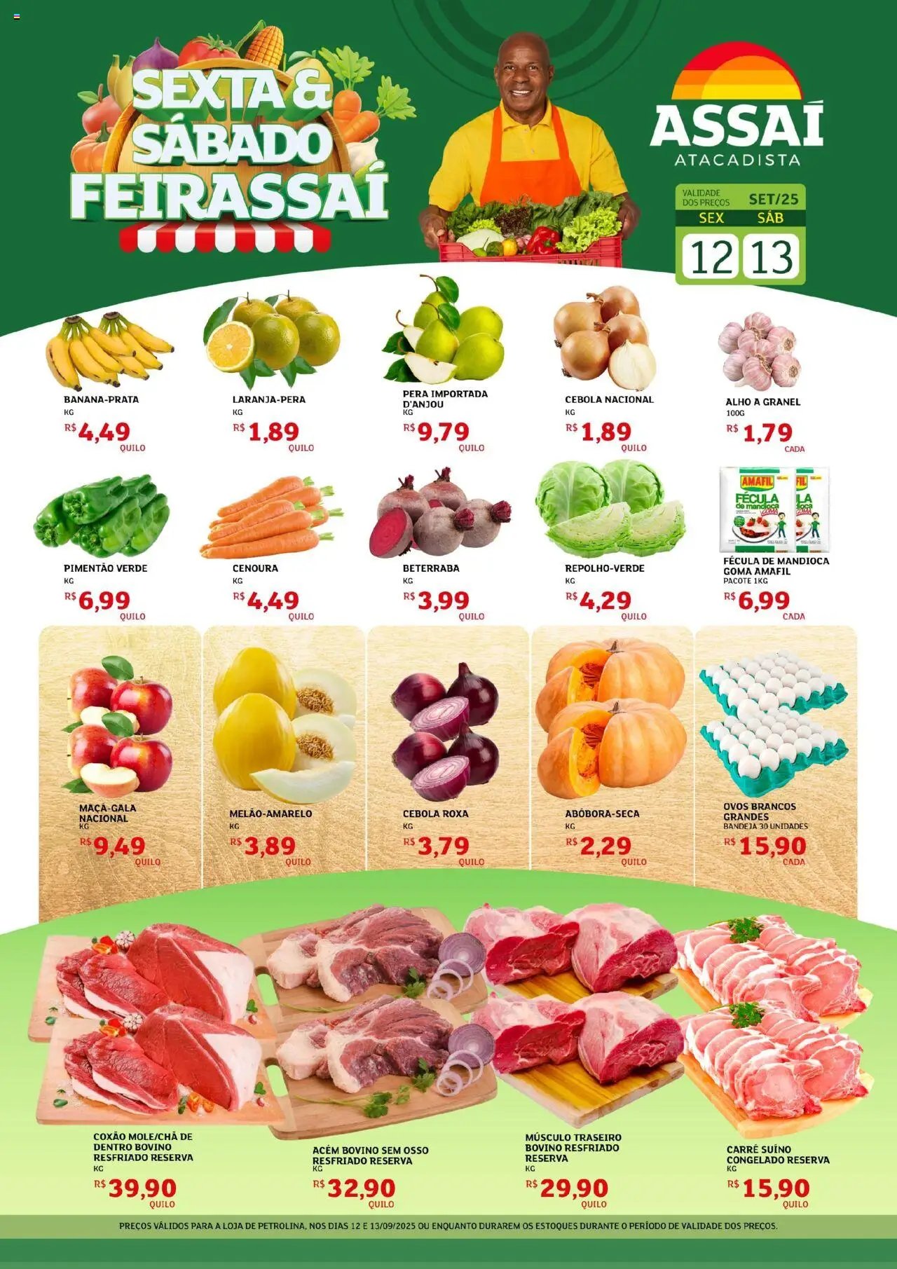 Assaí Atacadista folheto "Encarte - PE" válido a partir de 12/09/2025 - número de página 1