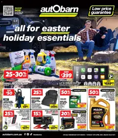 Preview of catalogue All For Easter Holiday Essentials from shop Autobarn valid 25/03/2026