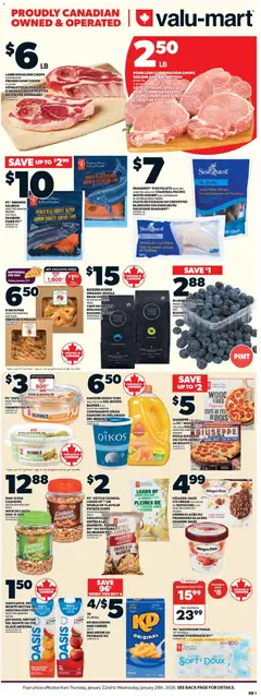 Preview of leaflet Weekly Flyer from shop Valu Mart is valid from Jan 22, 2026