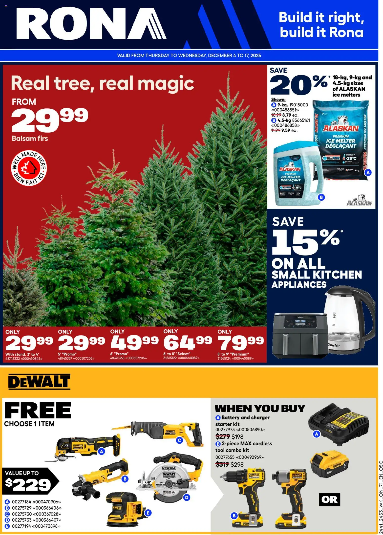 Preview of leaflet Weekly Flyer from shop Rona is valid from Dec 04, 2025