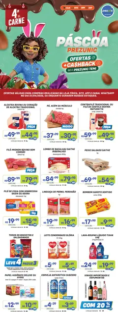 Pré-Visualização do folheto "Prezunic ofertas Quarta da Carne" da loja Prezunic válido a partir de 01/04/2026