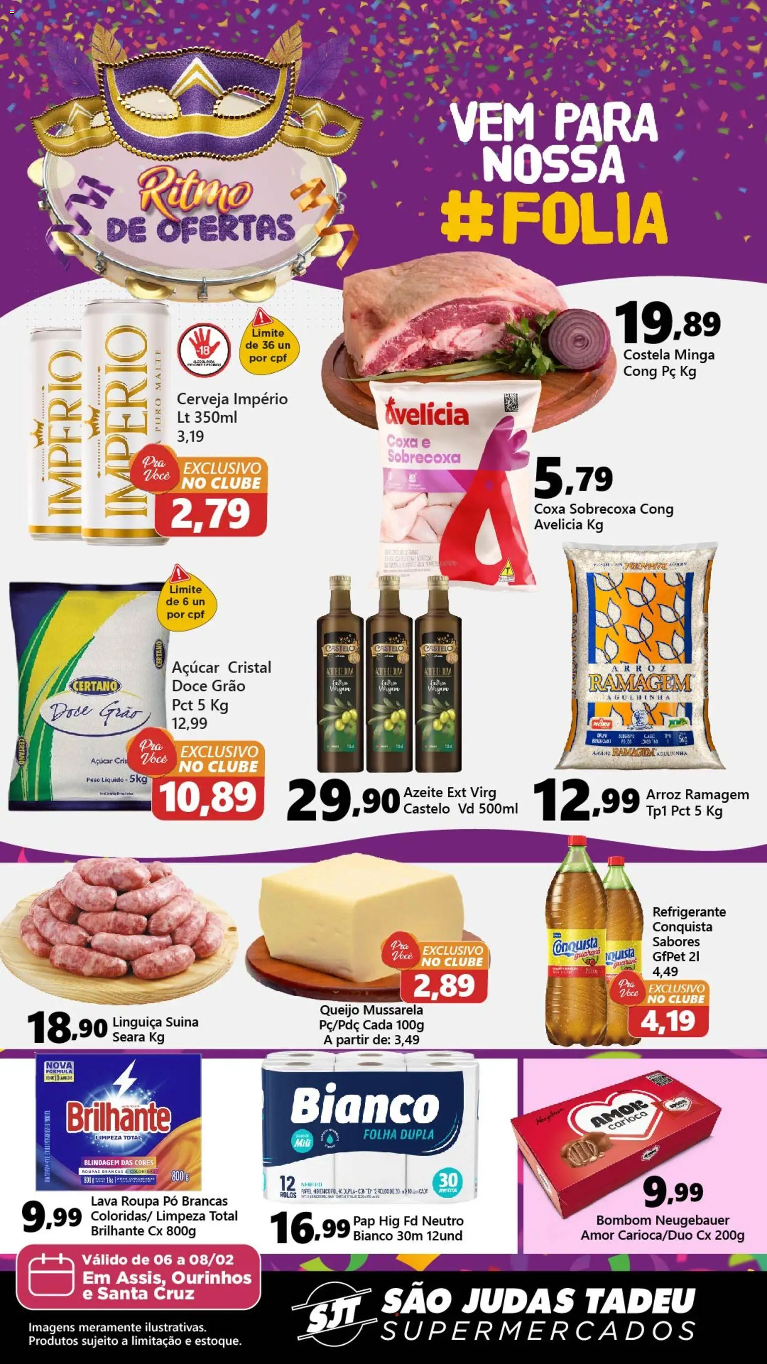 Pré-Visualização do folheto "Ofertas da semana" da loja São Judas Tadeu válido a partir de 06/02/2026