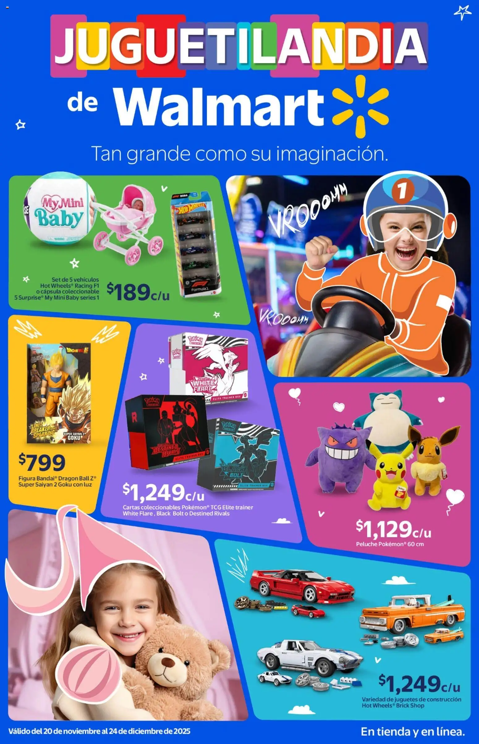 Vista previa las ofertas de la tienda Walmart - Folleto Tan grande como su imaginación desde el 20/11/2025 - Juguetes