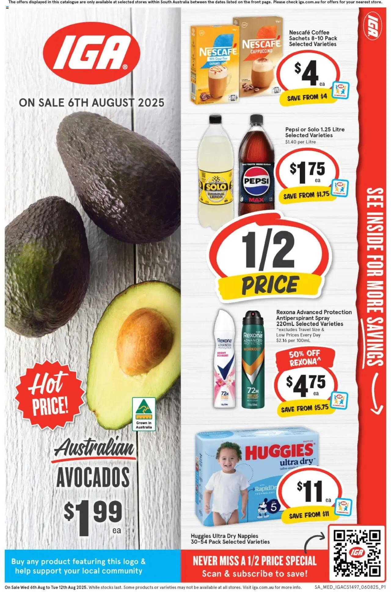 IGA catalogue valid from 06/08/2025 - page 1