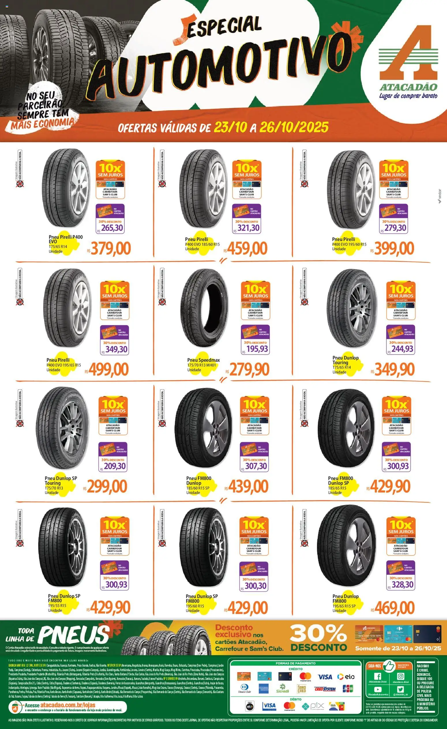 Atacadão folheto "Ofertas - SP" válido a partir de 23/10/2025 - número de página 1