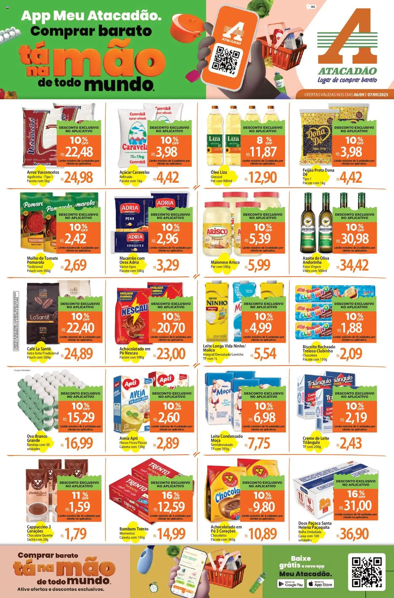 Atacadão folheto "Ofertas - MG" válido a partir de 06/09/2025 - número de página 1