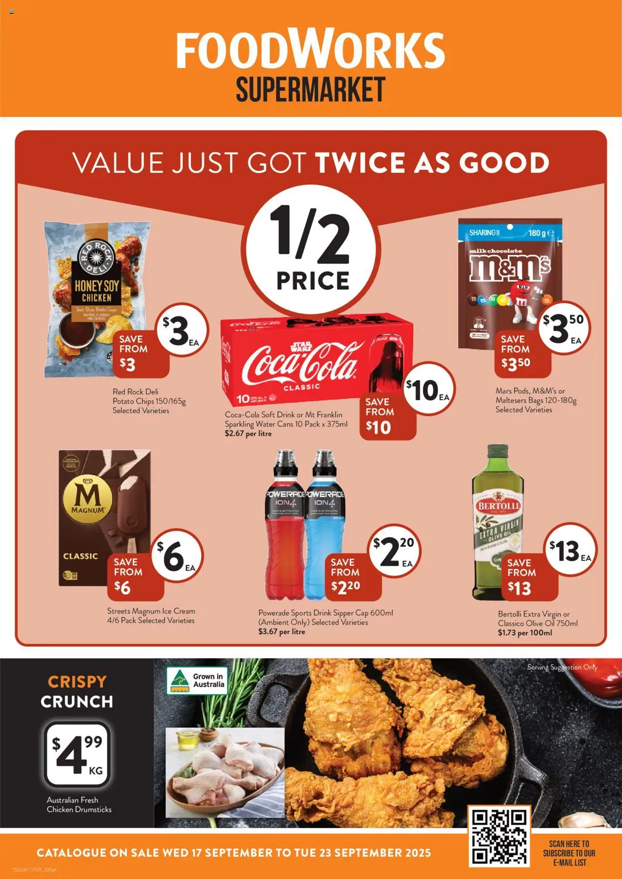 Foodworks catalogue valid from 17/09/2025 - page 1