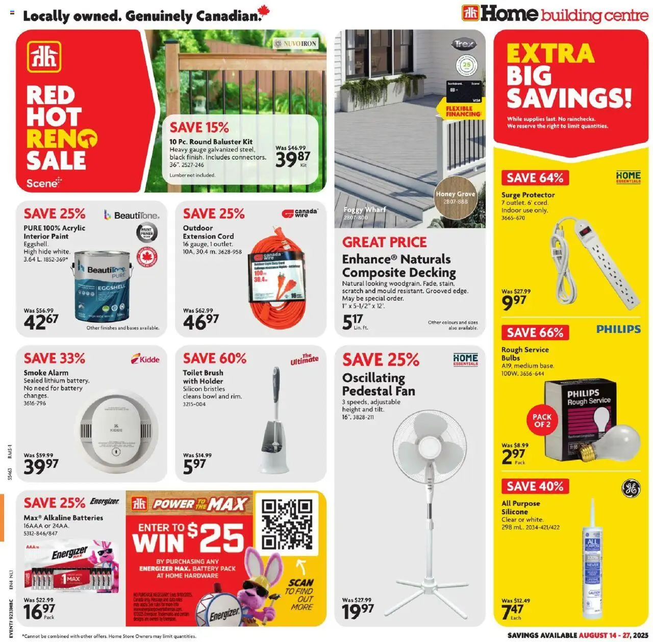 Home Hardware flyer valid from Aug 14, 2025 - page number 1
