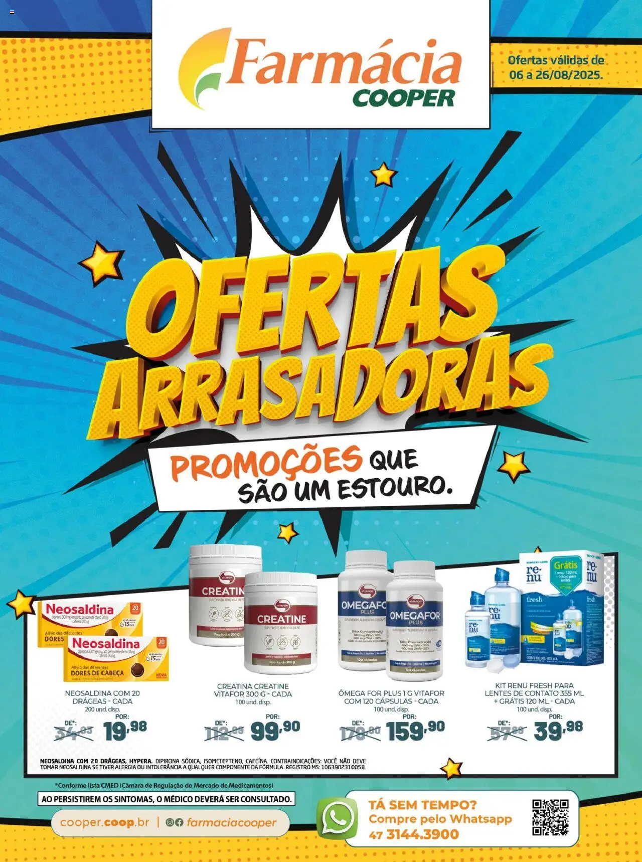 Cooper folheto "Ofertas Arrasadoras" válido a partir de 06/08/2025 - número de página 1