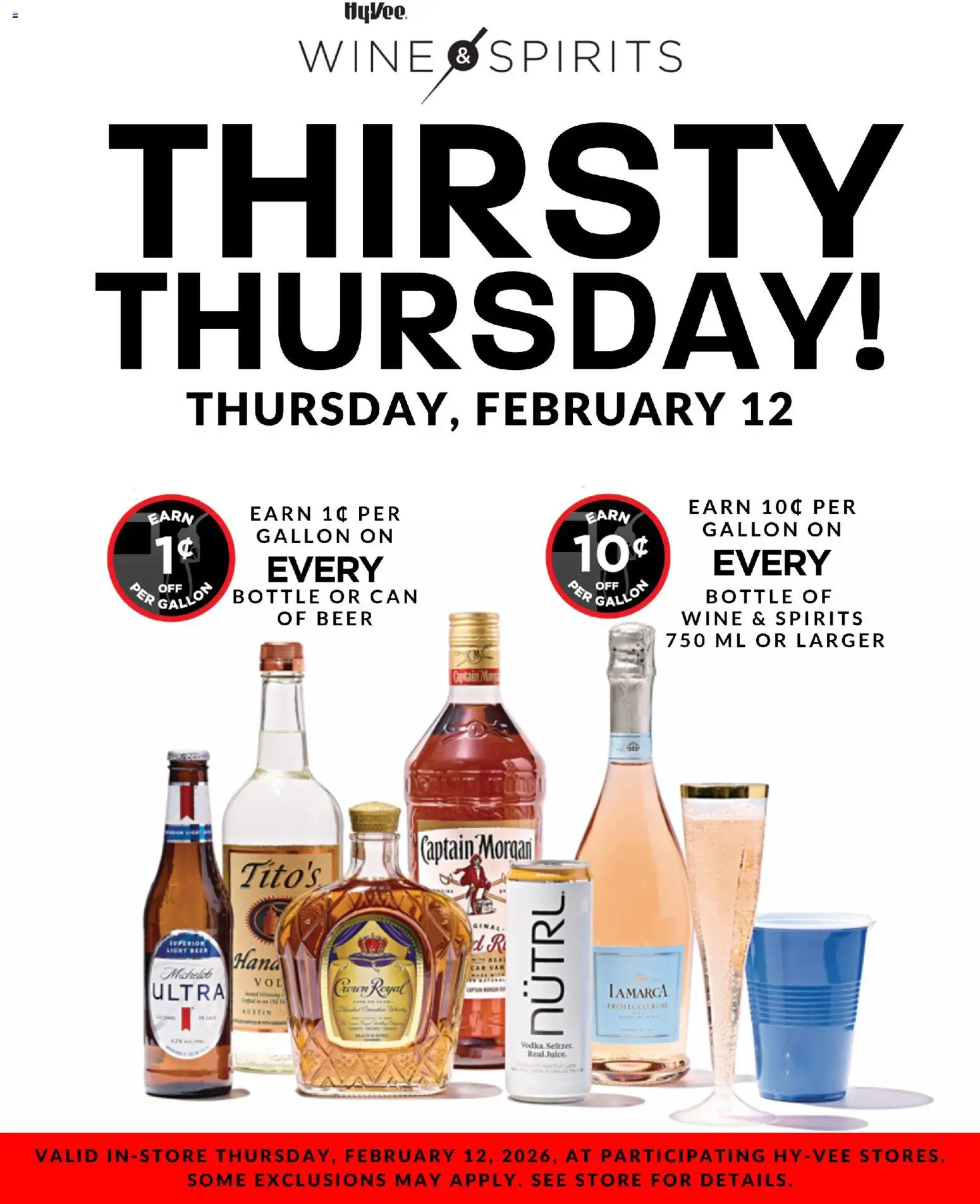 Ad Preview of HyVee Thirsty Thursday from 02/12/2026
