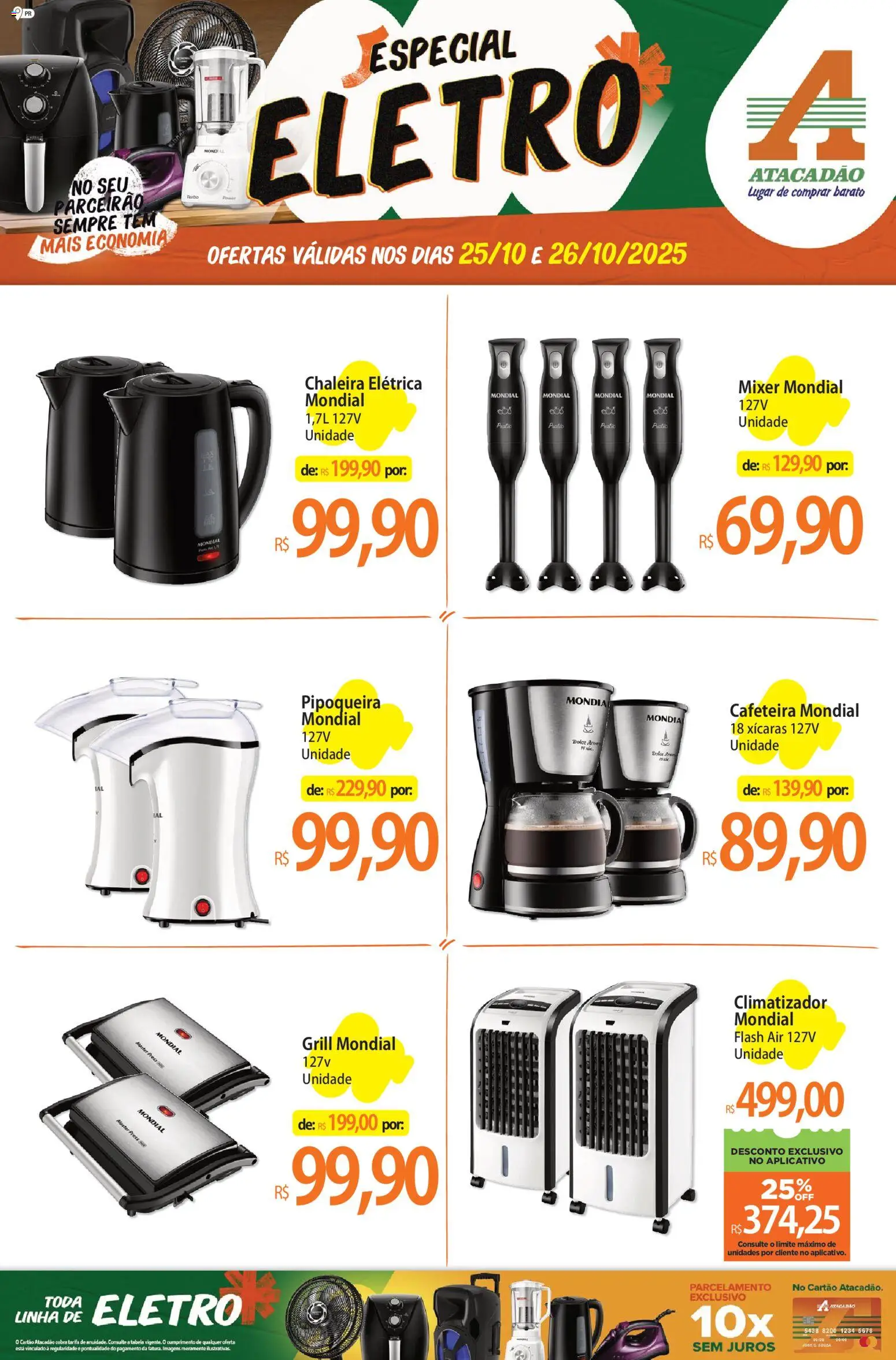 Atacadão folheto "Ofertas - PR" válido a partir de 25/10/2025 - número de página 1